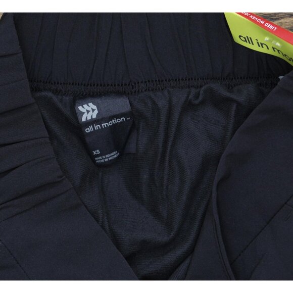 NWT All In Motion Womens High-Rise Winter Woven Lined Joggers 91754551 Black XS - Picture 10 of 11